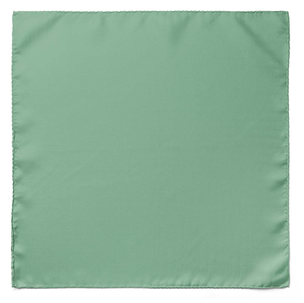 THE SOLID SAGE GREEN SILK POCKET SQUARE