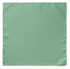 THE SOLID SAGE GREEN SILK POCKET SQUARE