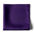THE SOLID PURPLE SILK POCKET SQUARE