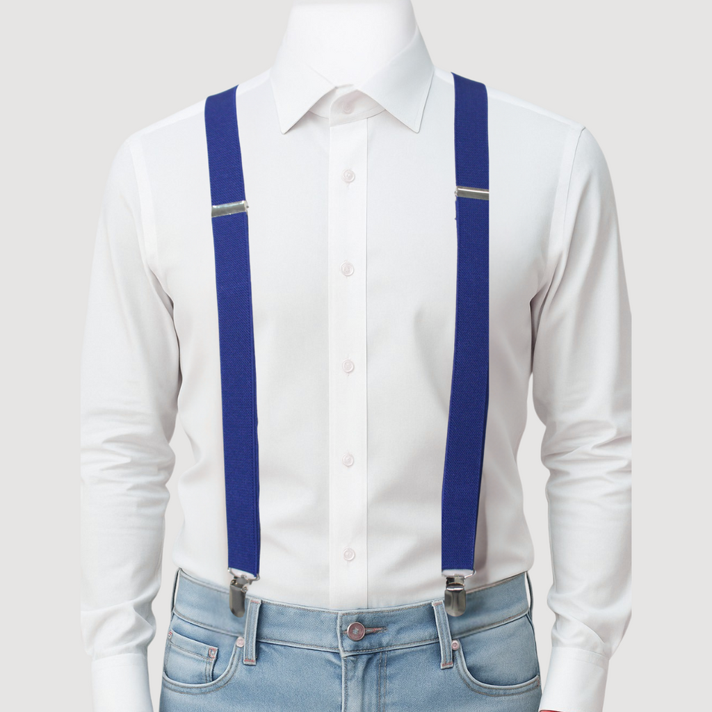 CLASSIC BLUE Y-BACK SUSPENDER