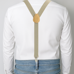 CLASSIC BEIGE Y-BACK SUSPENDER