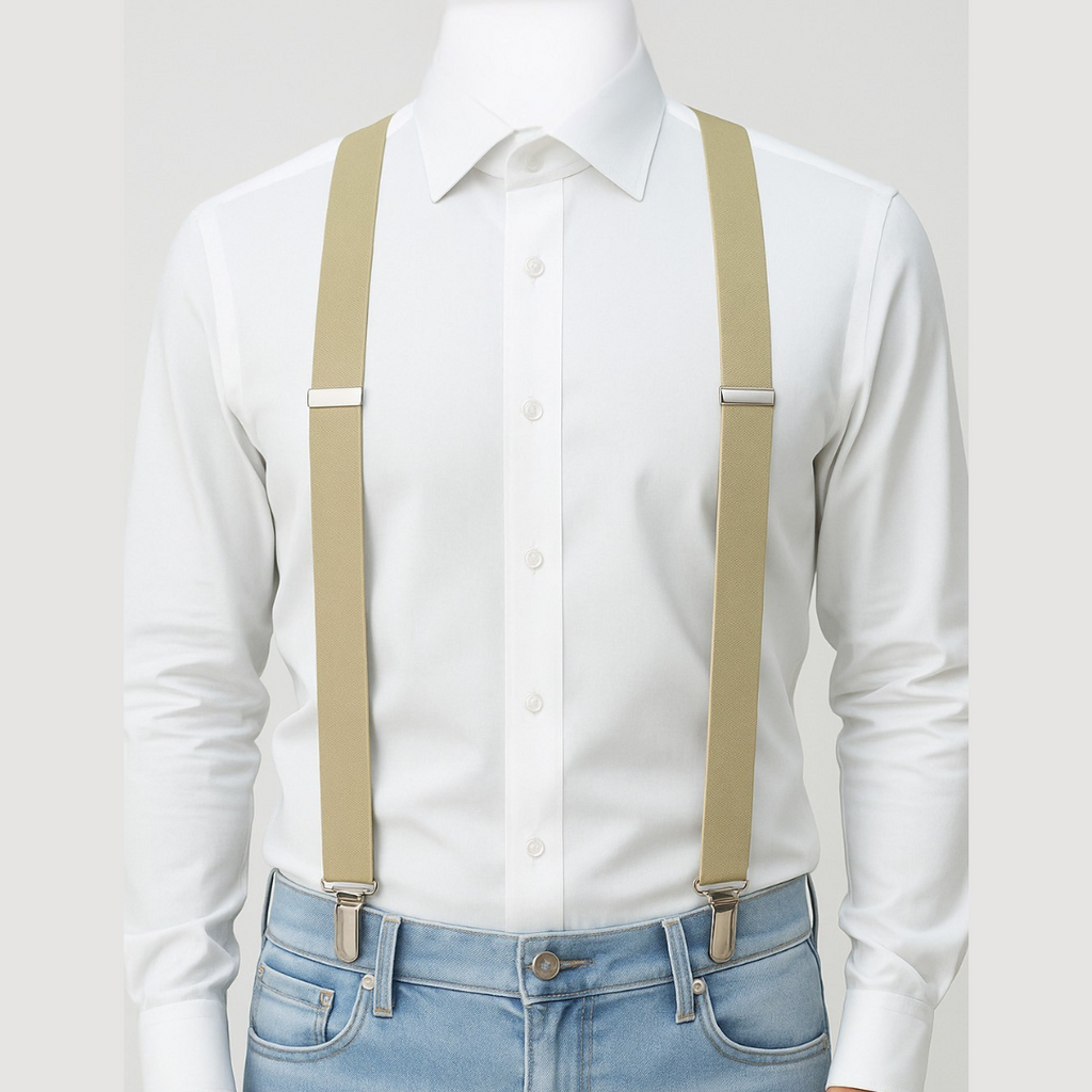 CLASSIC BEIGE Y-BACK SUSPENDER