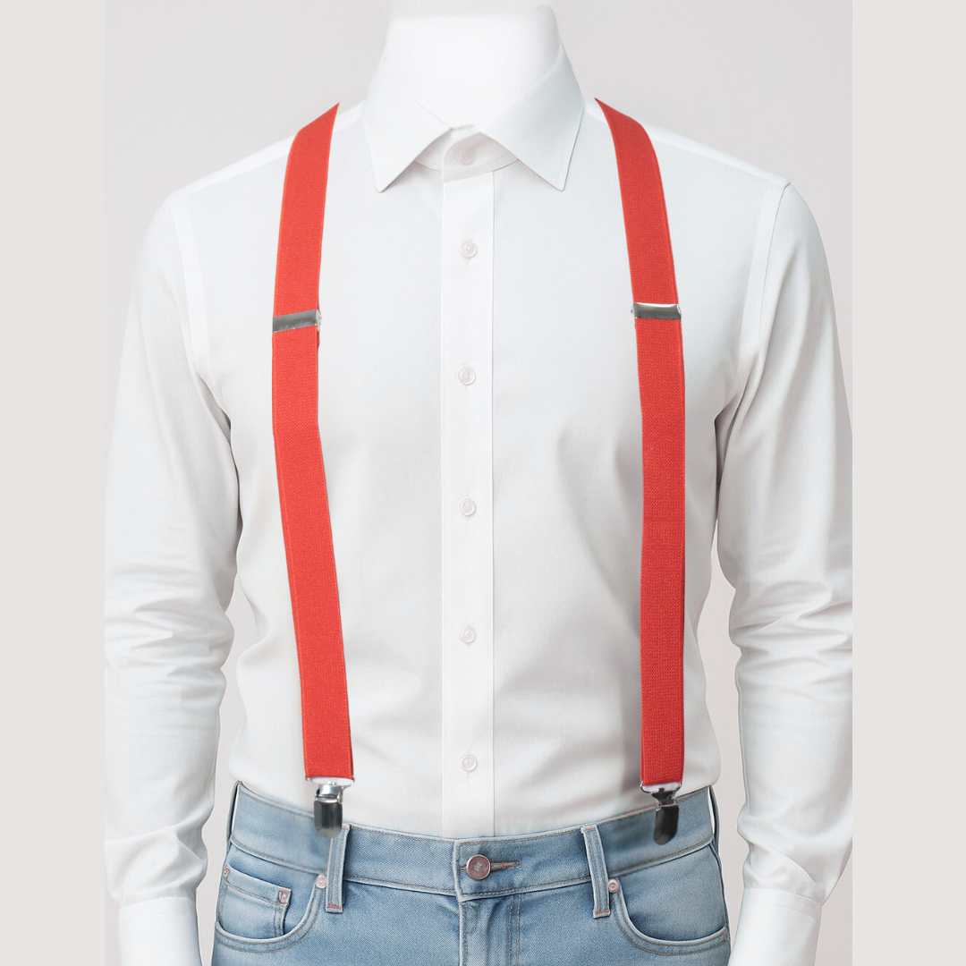 CLASSIC RED Y-BACK SUSPENDER