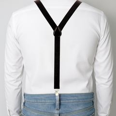 CLASSIC BLACK Y-BACK SUSPENDER