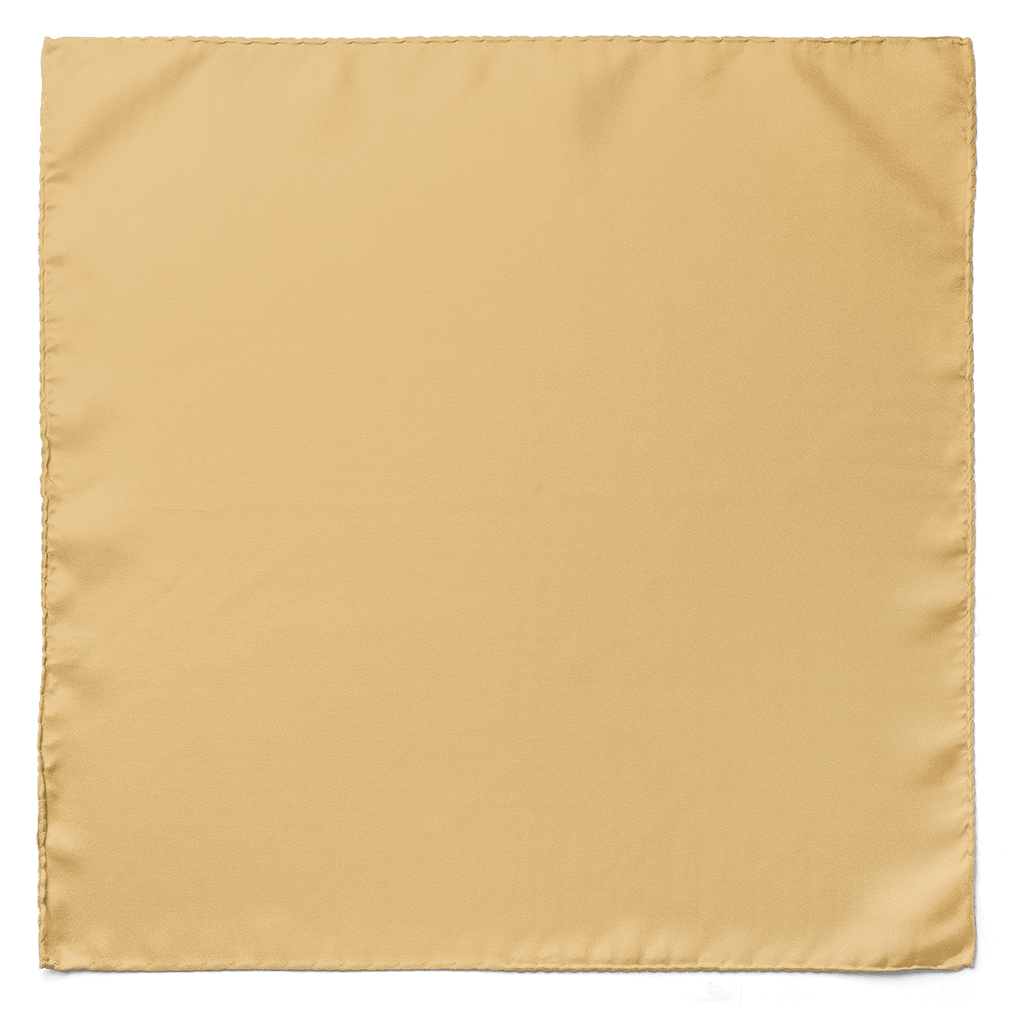 THE SOLID GOLD SILK POCKET SQUARE
