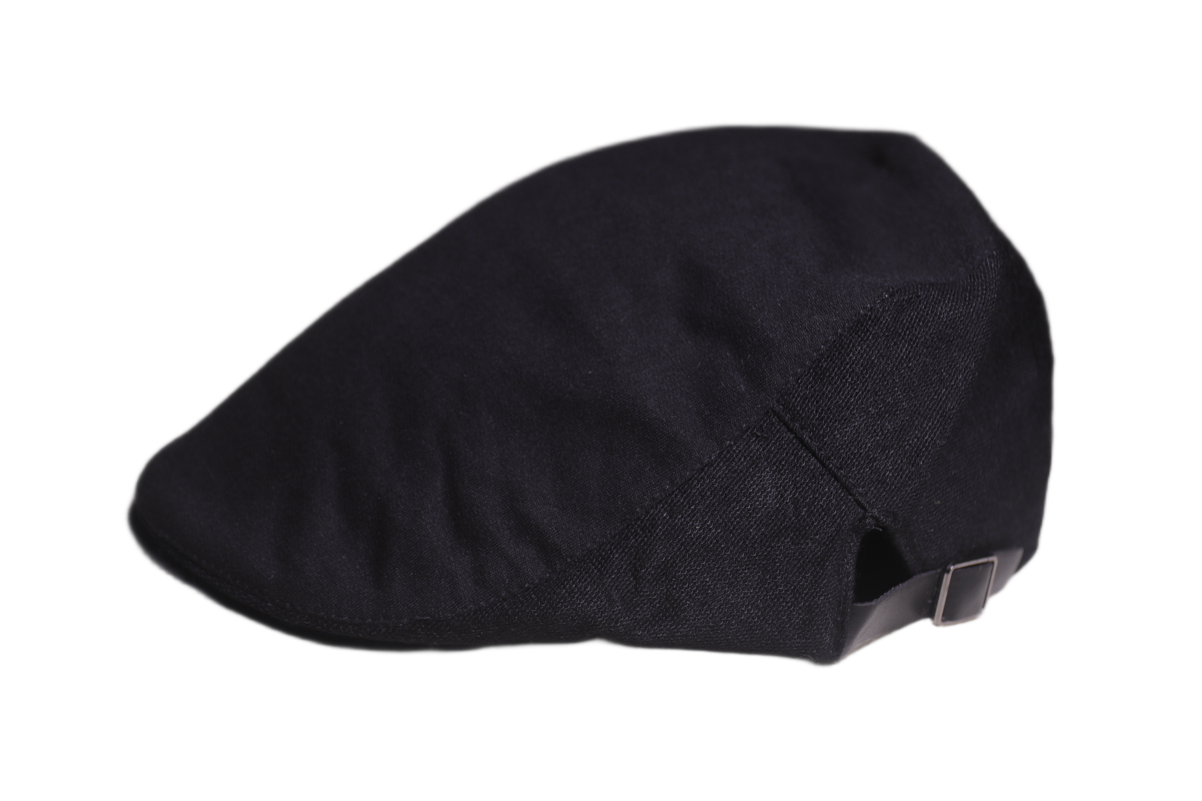 The Minimalist Driving Cap | Solid Black Edition