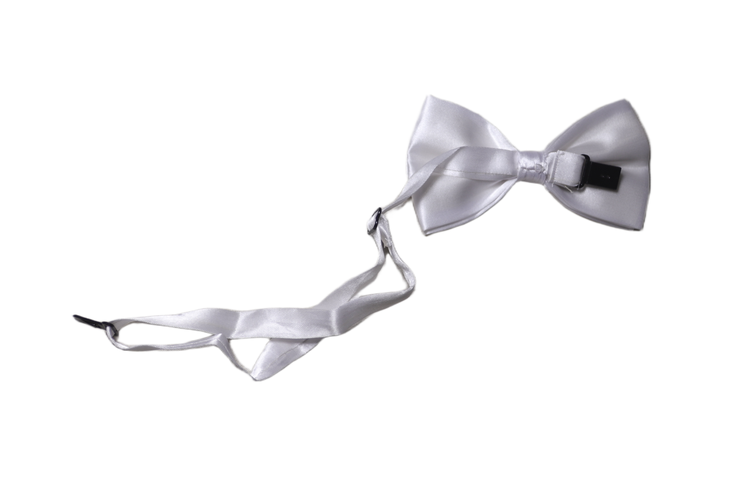 The Luxe Claret White Bow Tie