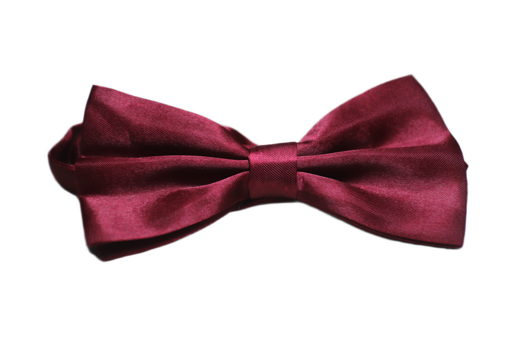 The Luxe Deep Maroon Bow Tie