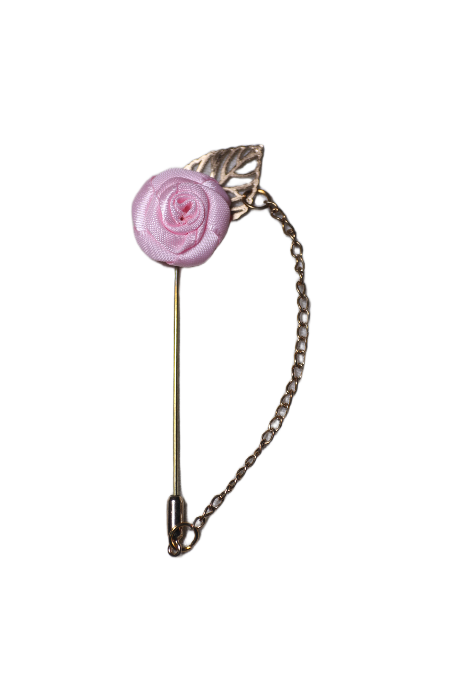 Pink LEAF LAPEL PIN