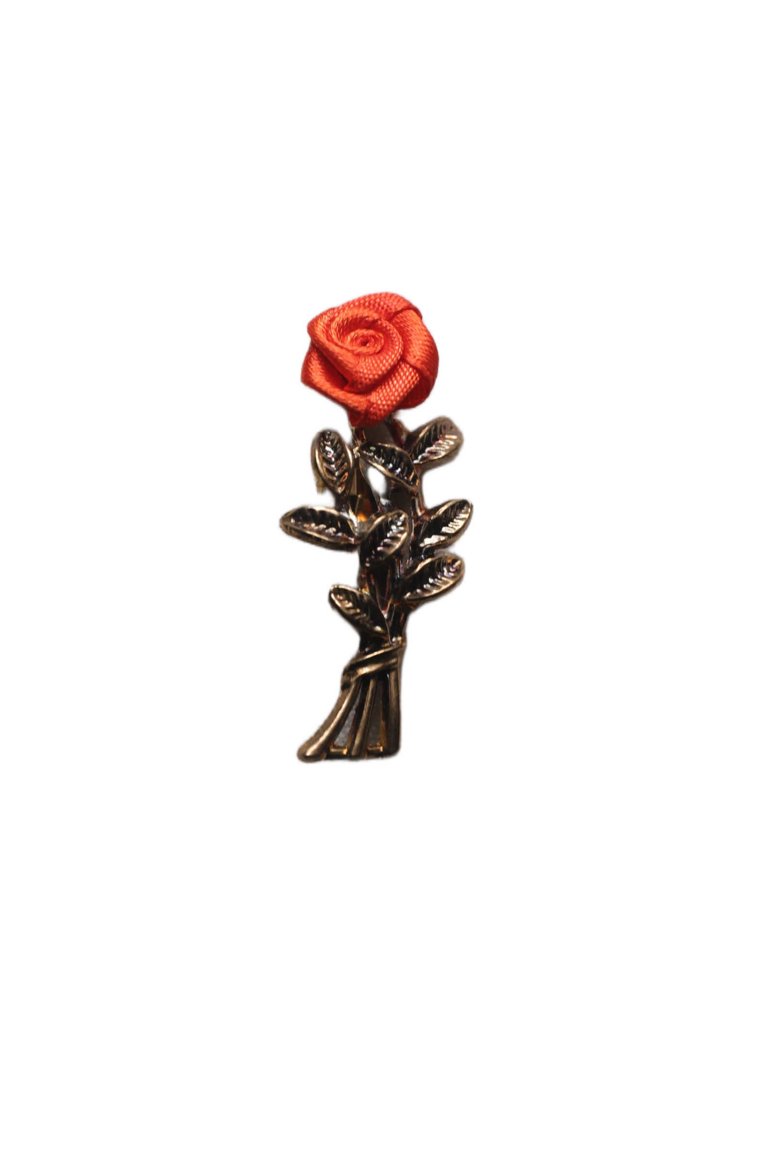 The Royal Red Rose Lapel Pin | Metallic Boutonnière