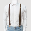 CLASSIC BROWN Y-BACK SUSPENDER