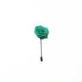 JADE GREEN CLASSIC ROSE LAPEL PIN