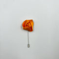 ORANGE FLORAL LAPEL PIN