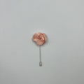 PEACH FLORAL LAPEL PIN