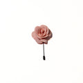 POWDER PINK CLASSIC ROSE LAPEL PIN